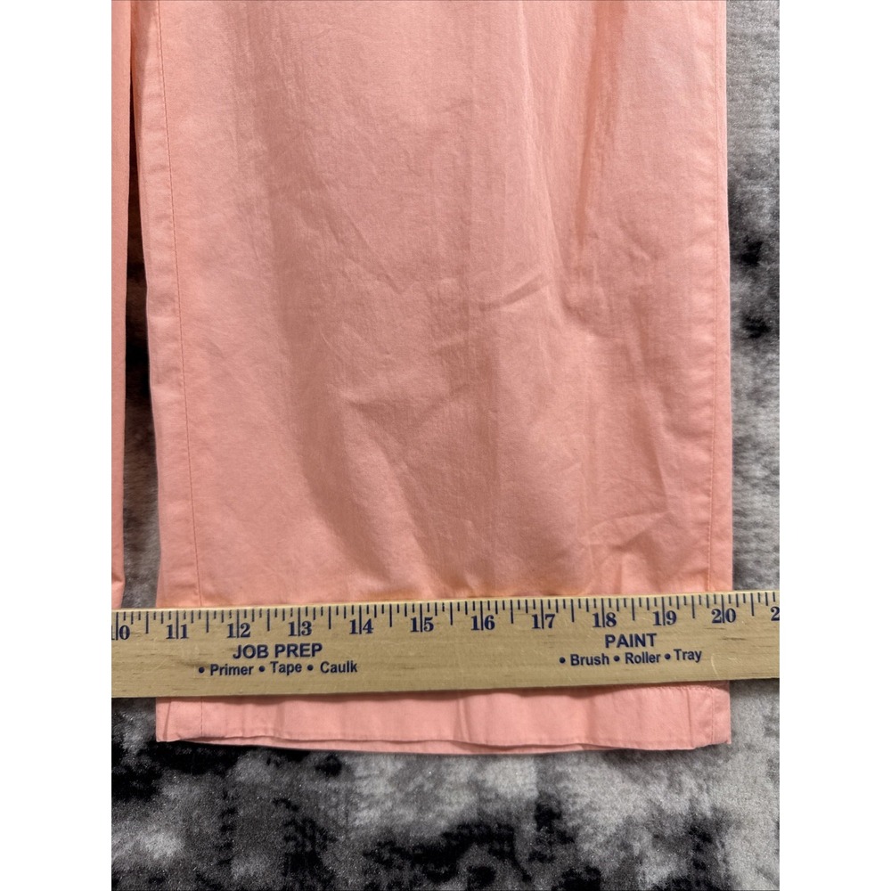New J Crew Wide Leg Essential Pants Pleated Womens Size 4 Pink High Rise Stretch - Picture 8 of 16